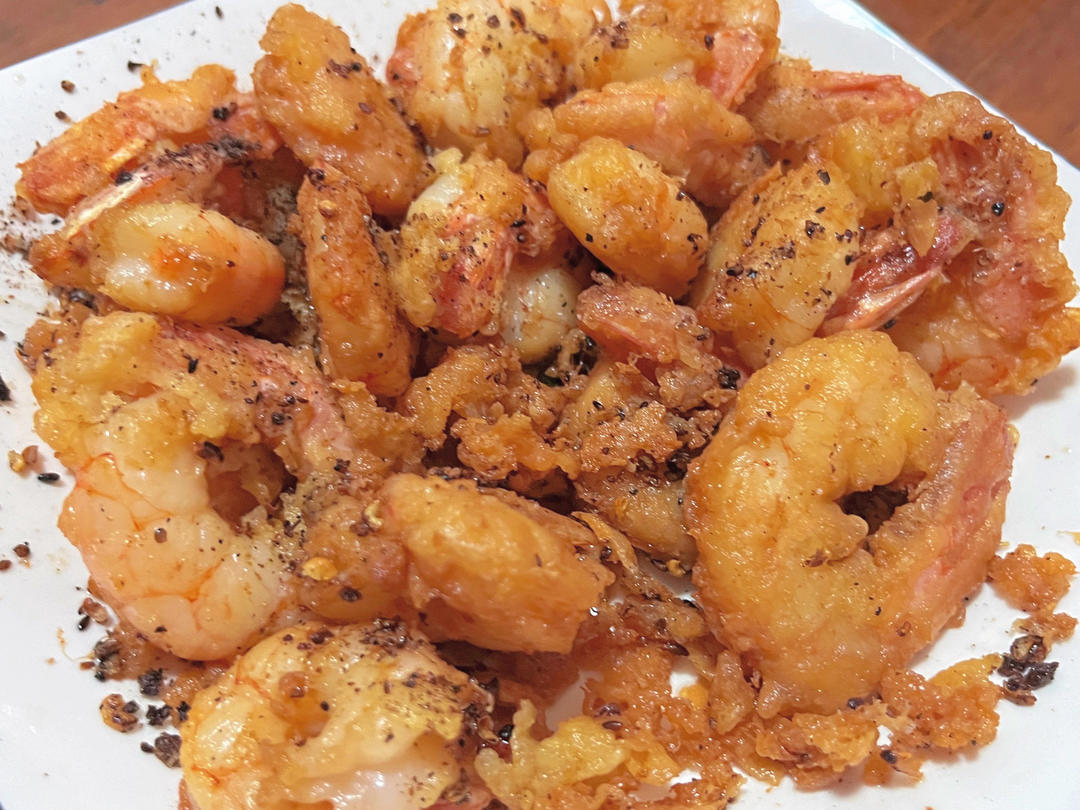 绝对不能错过！好吃到舔盘的椒盐大虾🦐