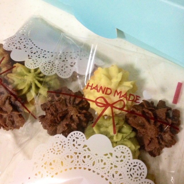 多种口味曲奇（香草、巧克力、抹茶）