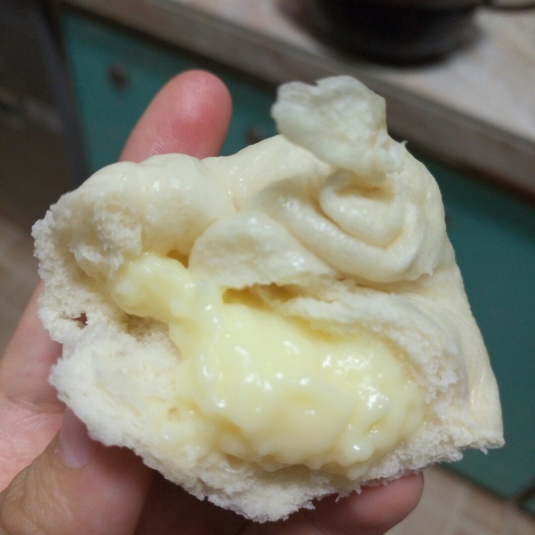 自制无油奶黄包