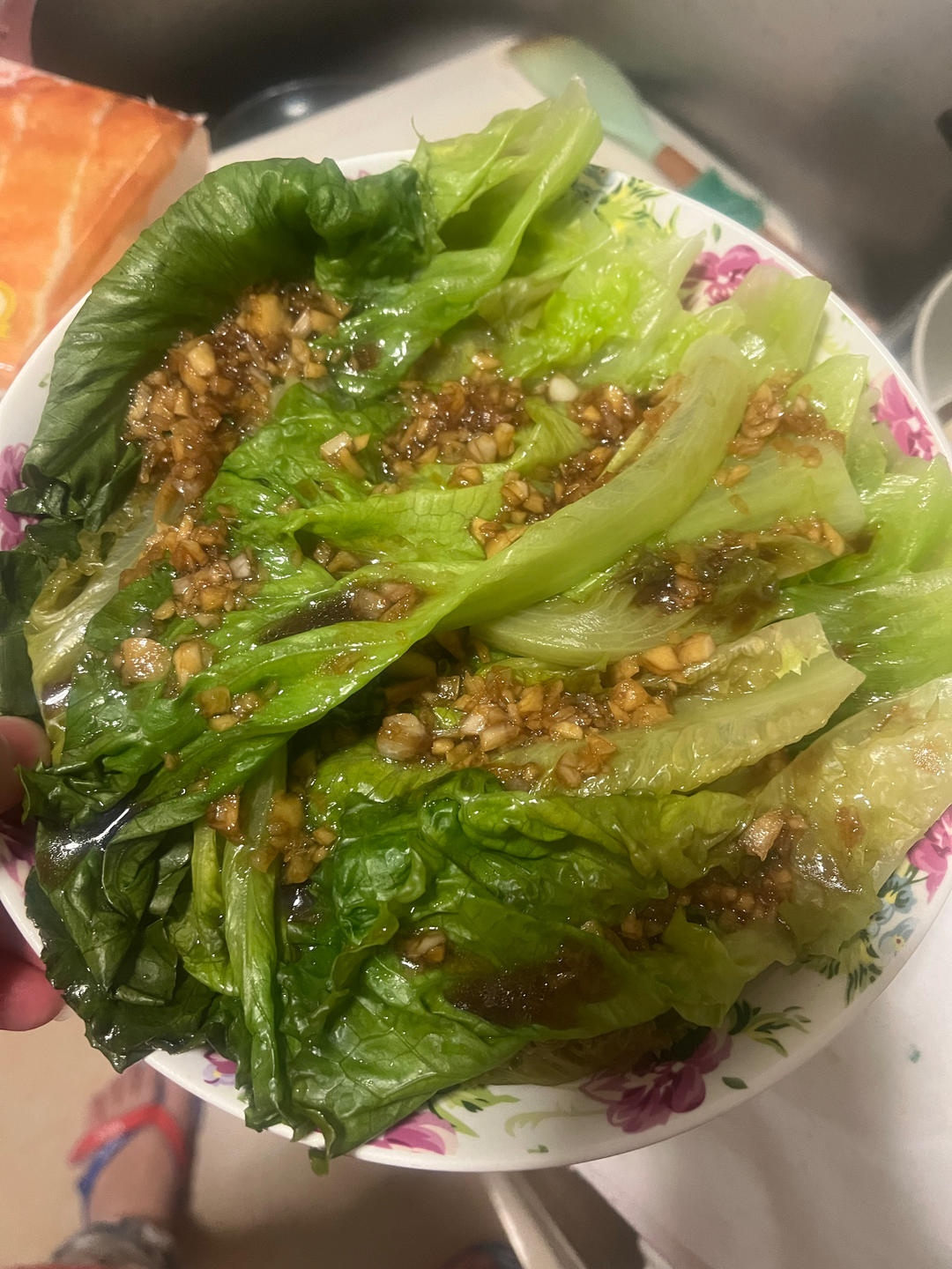 超级好吃低脂低热量的～蚝油生菜