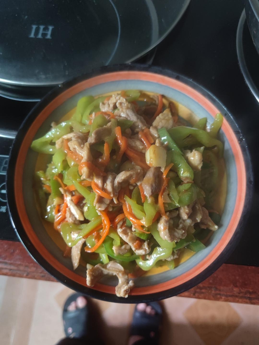 ㊙️超级下饭的青椒炒肉丝❗️吃三碗饭都不够