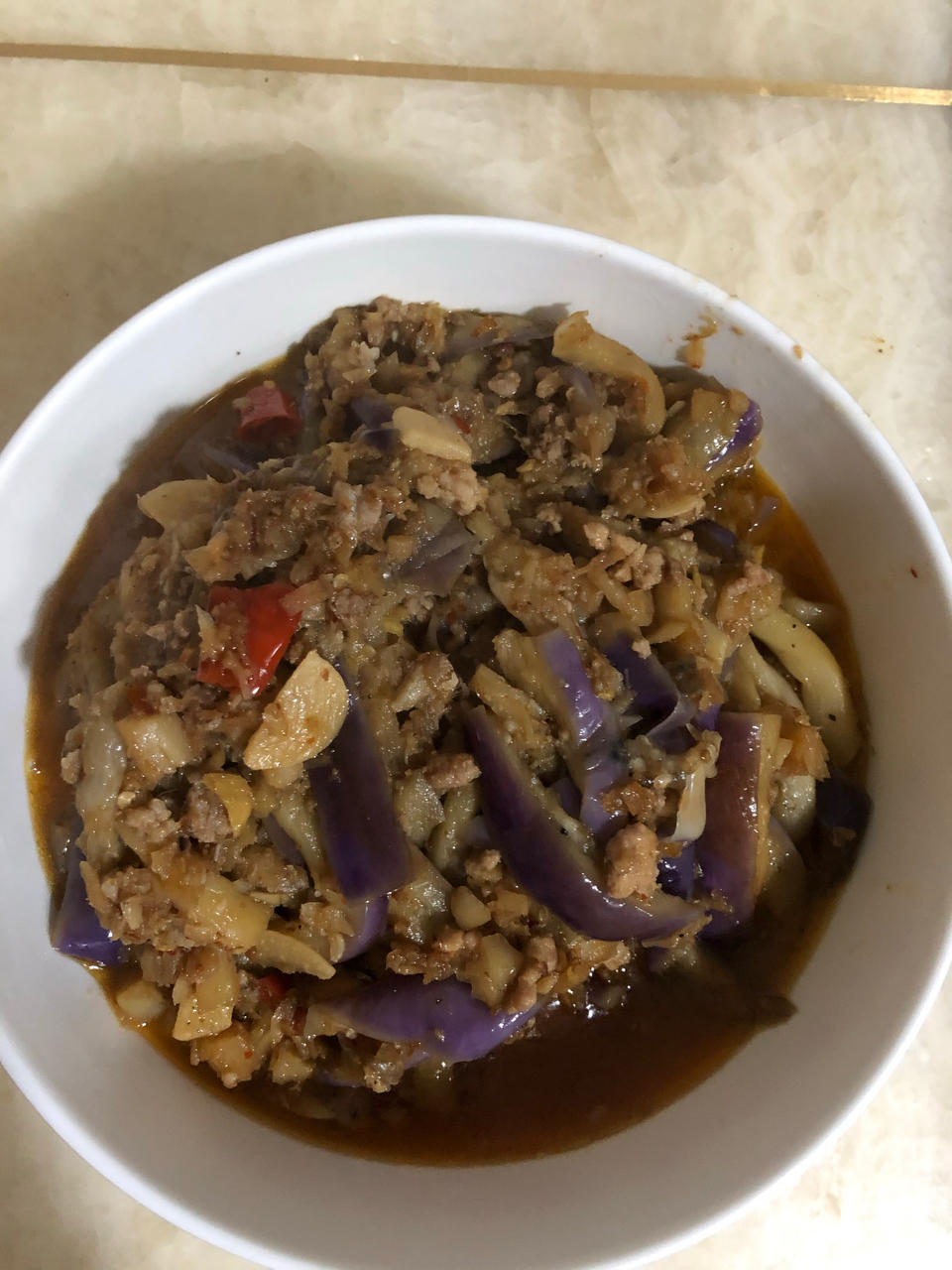 不好吃你打我的咸鱼茄子煲