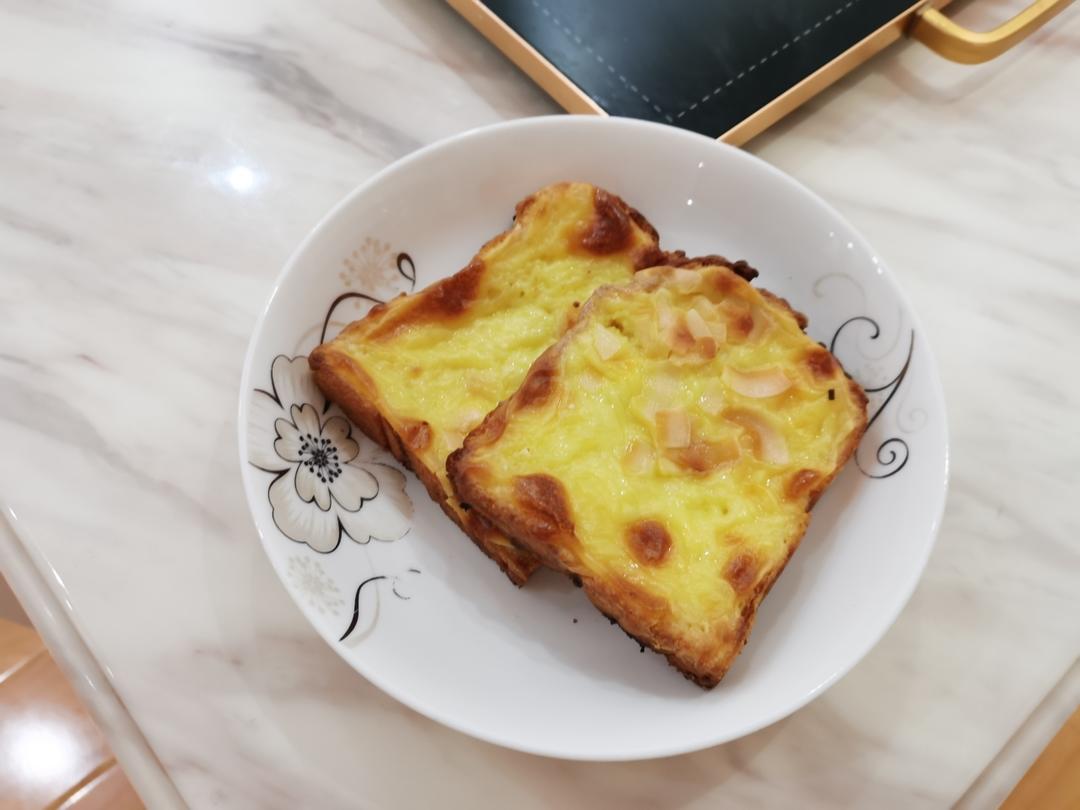 零失败快手岩烧乳酪(熔岩吐司)十分钟网红早餐，好吃哭