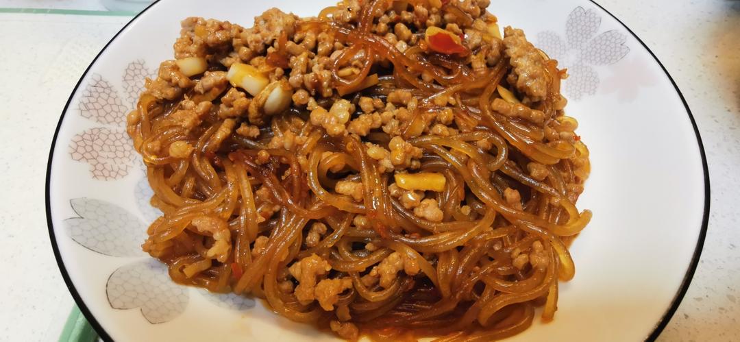 蚂蚁上树(肉末炒粉丝)超下饭‼️十分钟搞定