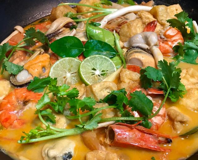 泰式冬荫功海鲜汤的做法