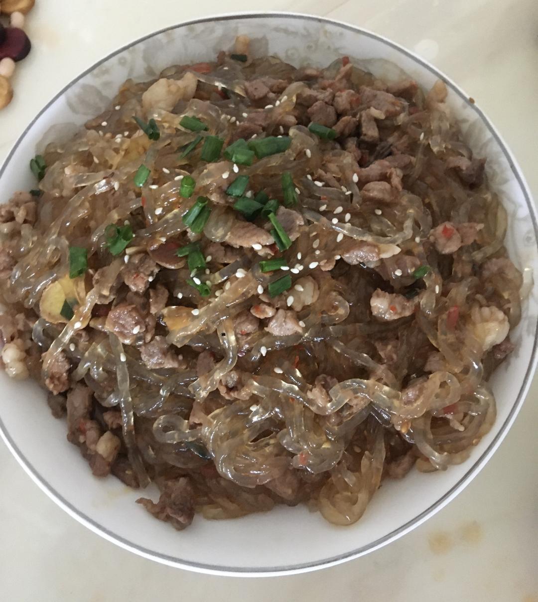 蚂蚁上树(肉末炒粉丝)超下饭‼️十分钟搞定