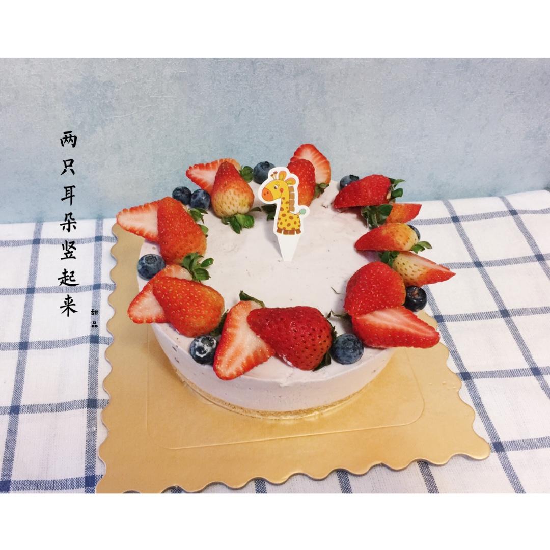 蓝莓慕斯