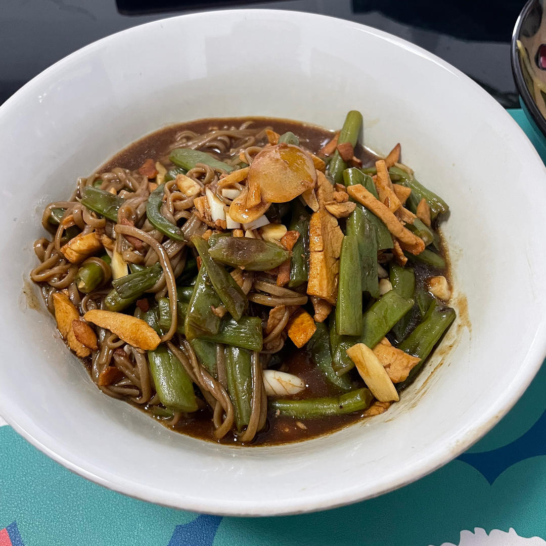 地道老北京扁豆焖面 豆角焖面 太好吃小心吃撑哦