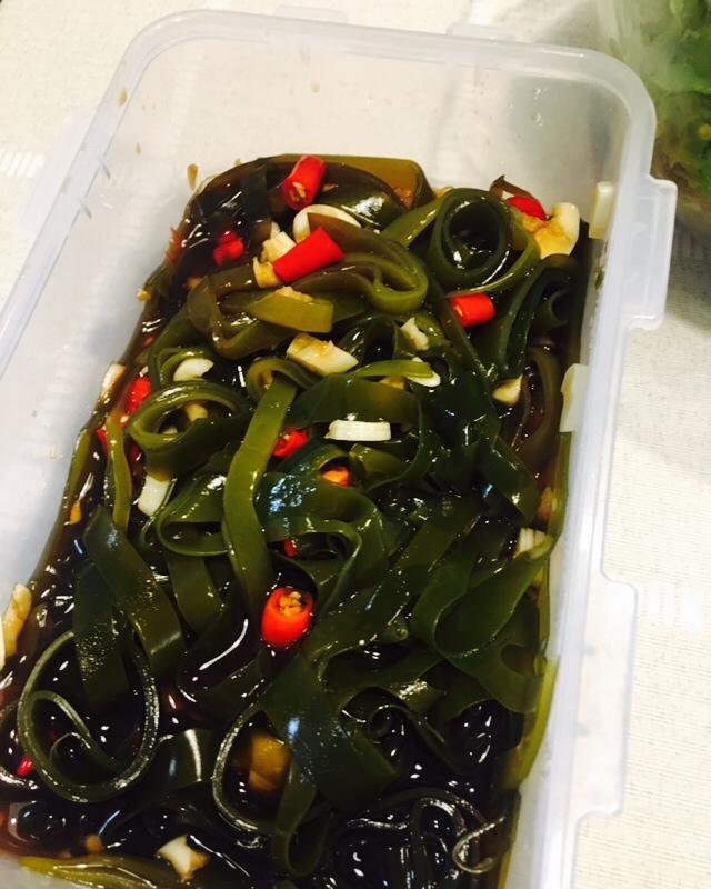 简单美味的酸辣海带块