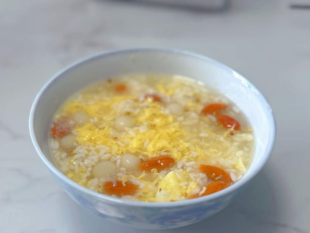 桂花酒酿圆子（附酒酿，小圆子做法）