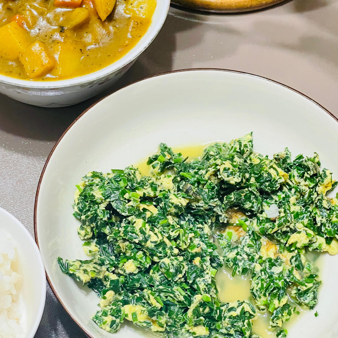 韭菜炒鸡蛋