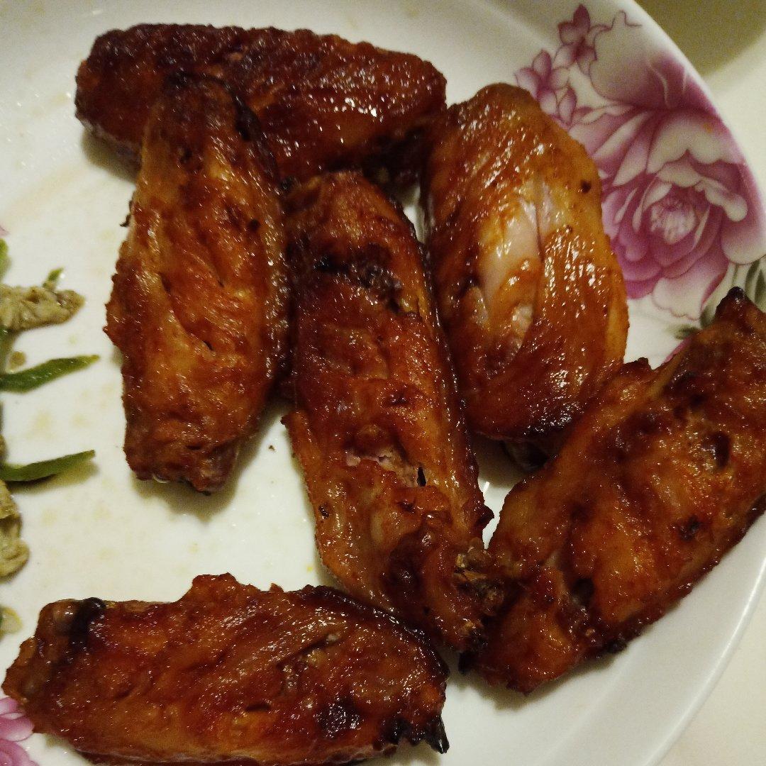 只愿做你的丫头做的韩式辣酱烤鸡翅