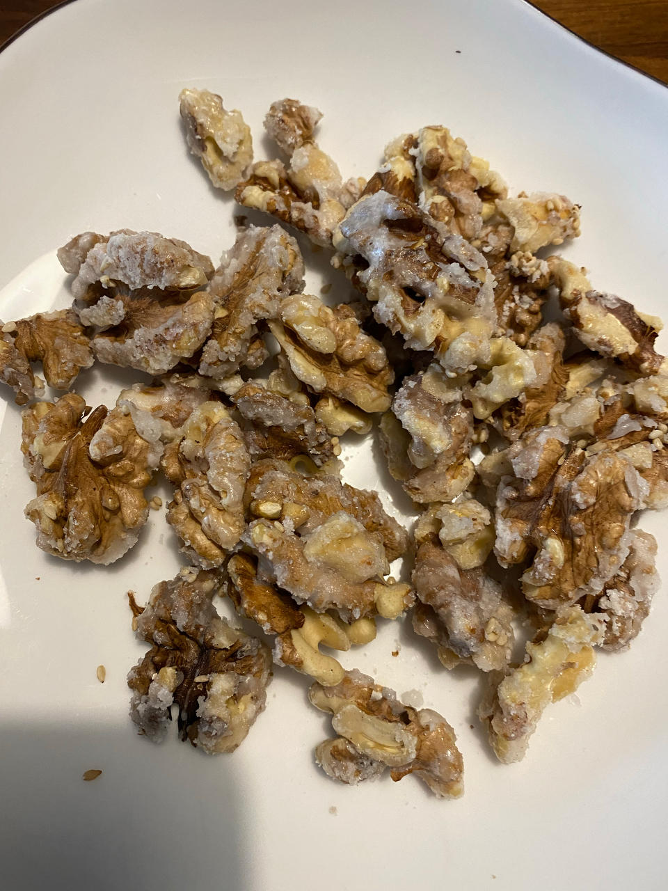 超简单懒人琥珀核桃（非油炸）