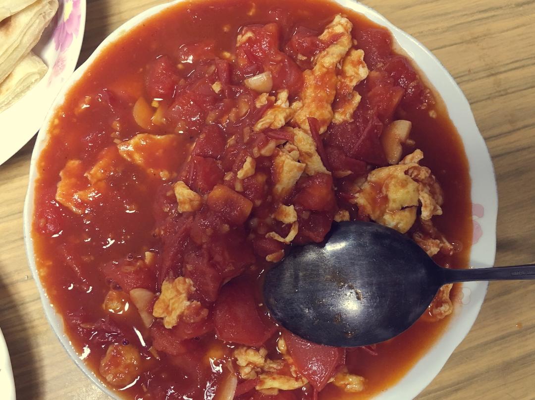 赛螃蟹炒番茄【The national Chinese food】