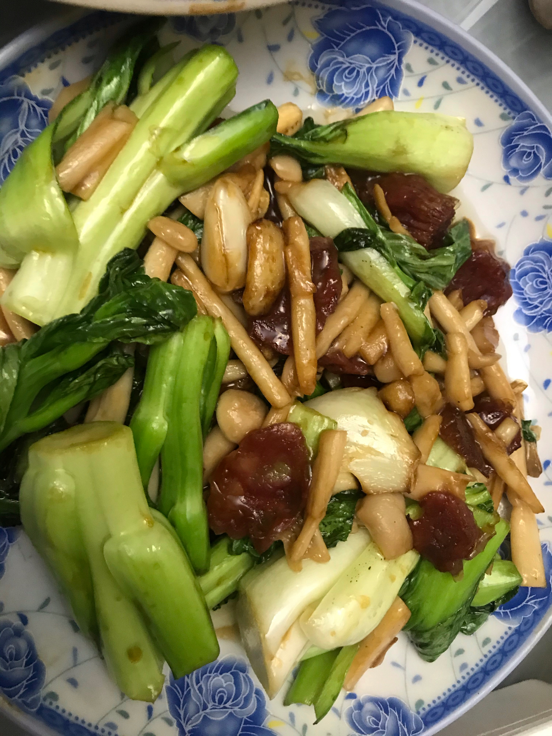 蟹味菇炒青菜