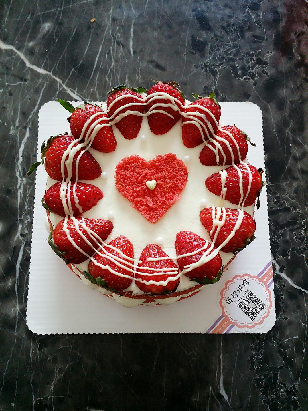 【零失败】不会裱花没关系的水果裸蛋糕 芒果裸蛋糕 完美戚风胚