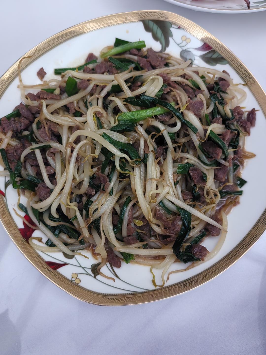 韭菜炒牛肉