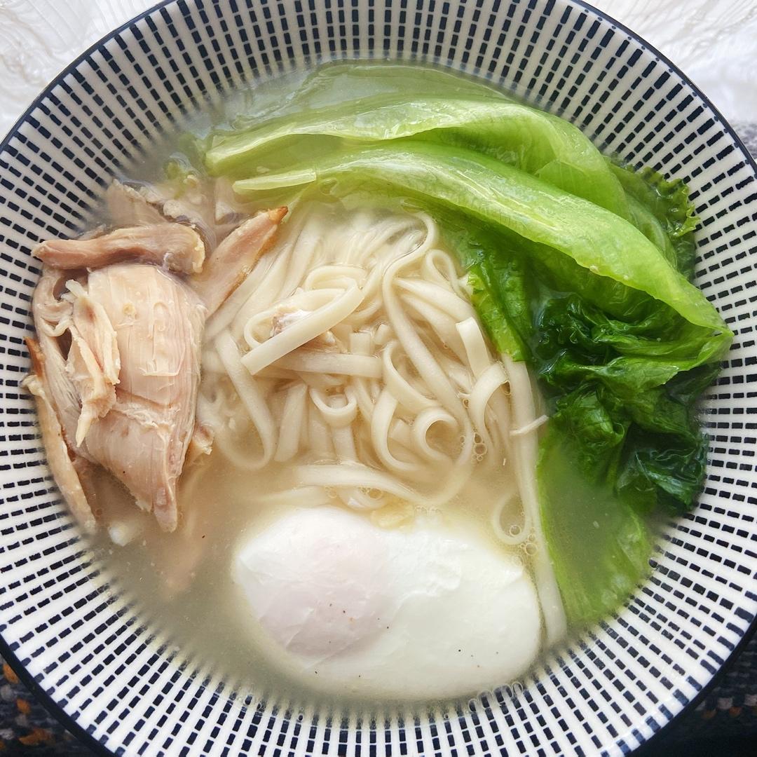 鸡汤面｜鲜嫩咸香鸡油 杭州百家鸡味馆版