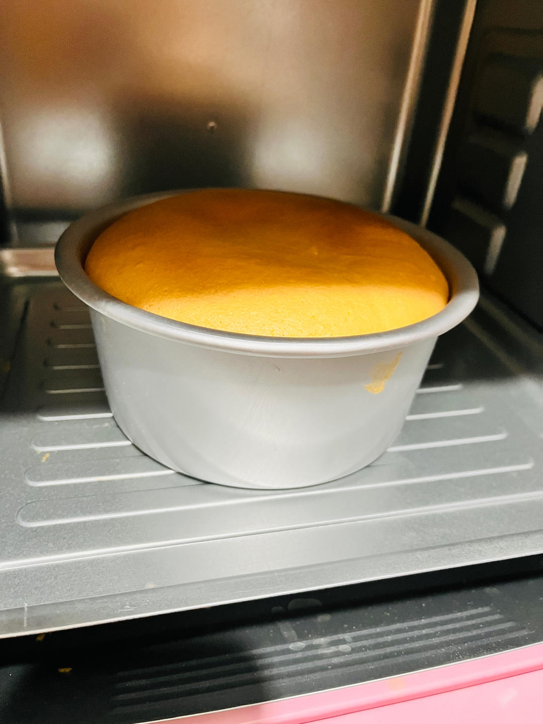 6寸基础版戚风蛋糕胚（附上我做的黄金果生日蛋糕）