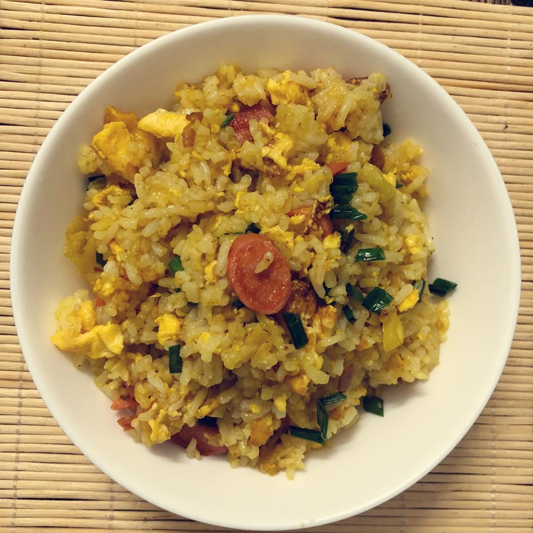 超好吃的咖喱炒饭