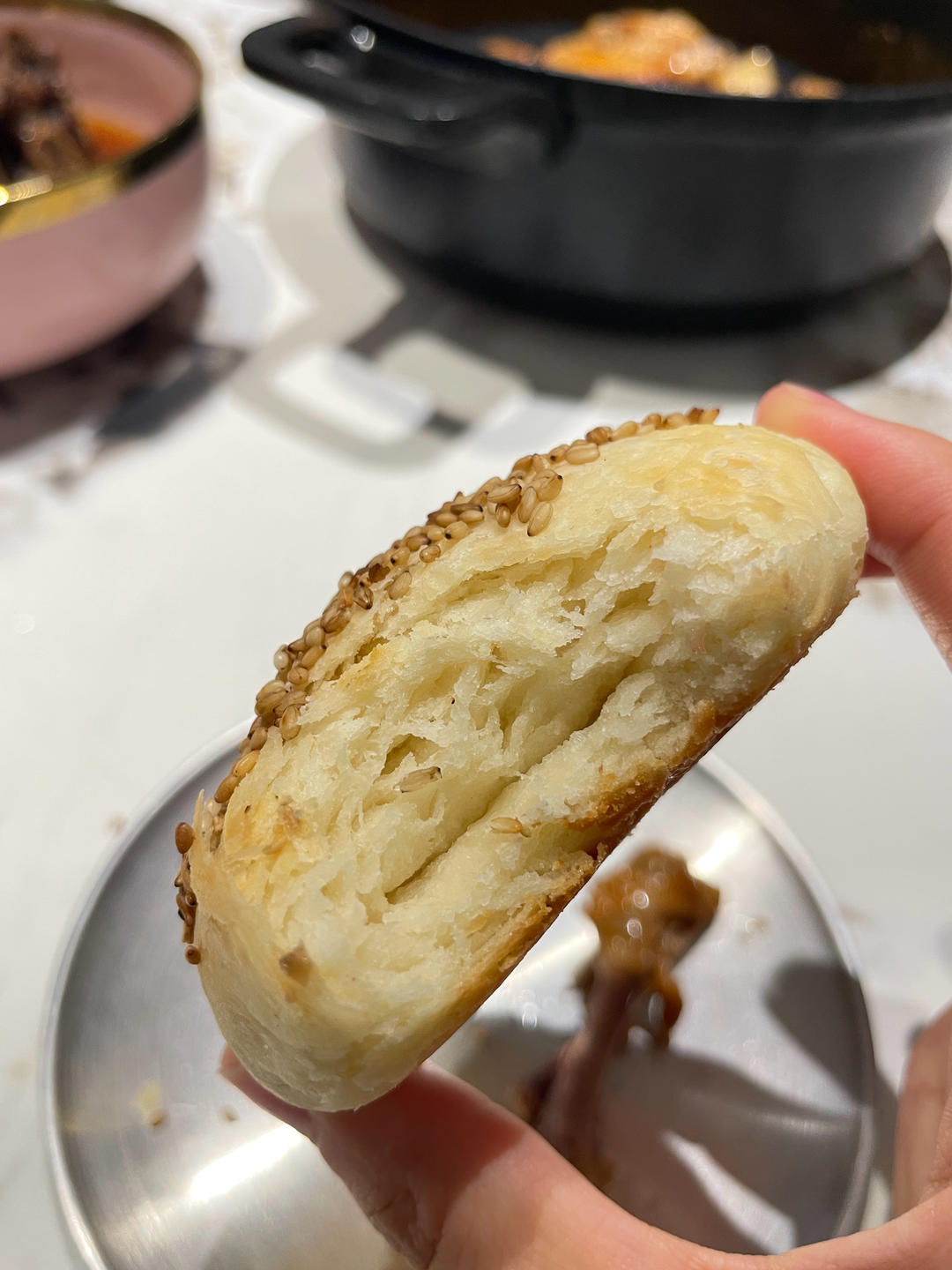 好好吃饭 ▎油酥烧饼，快速省时版