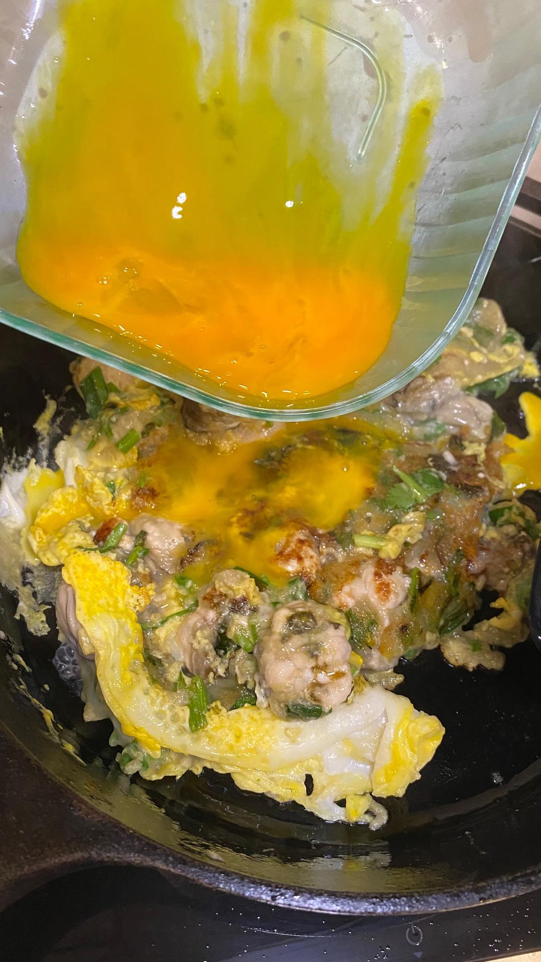 蚵仔煎(煎海蛎子)的做法 步骤10