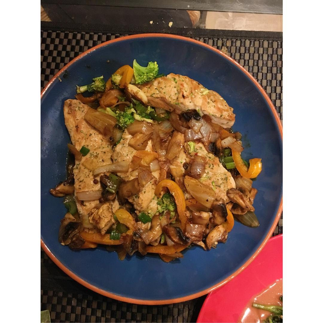 蚝油煎鸡胸肉（真的只要腌了就炒鸡嫩！（新增微波式