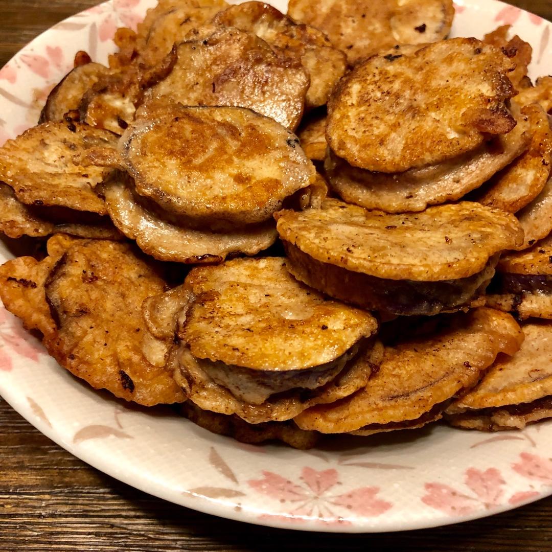 香炸茄盒-家乡的味道 Stuffed Fried Eggplant with Pork