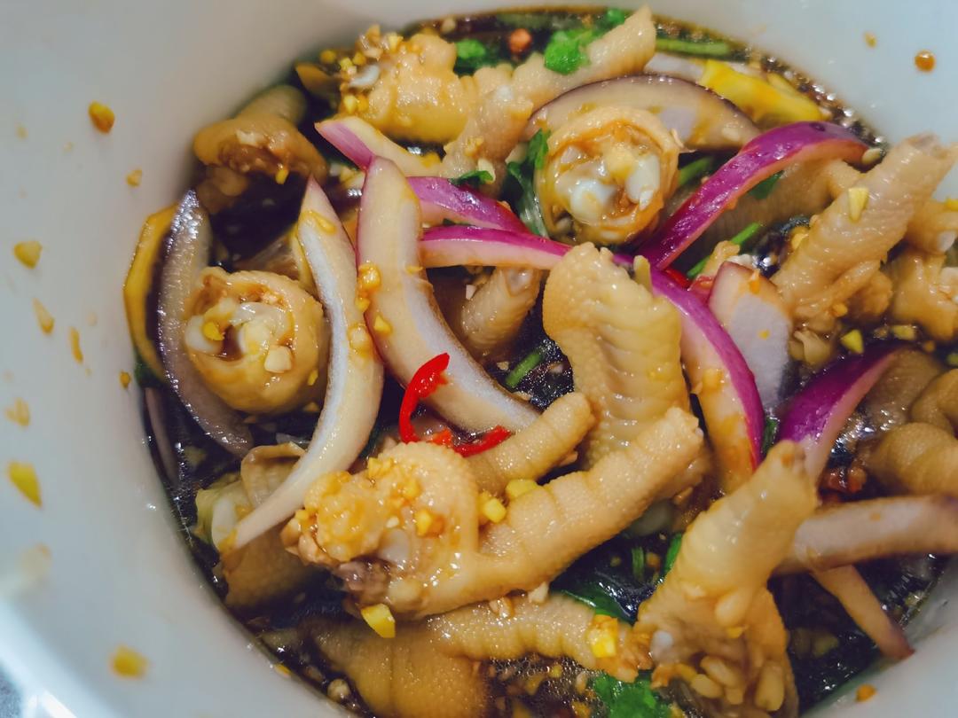 【柠檬酸辣鸡爪】自制超级无敌美味的网红鸡爪