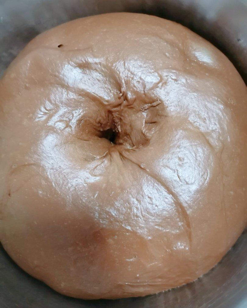 超级好吃简单好做的可可麻薯软欧面包