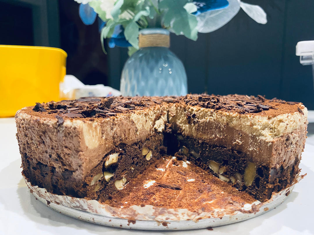 多重口感|巧克力咖啡坚果布朗尼✔️美味暴击