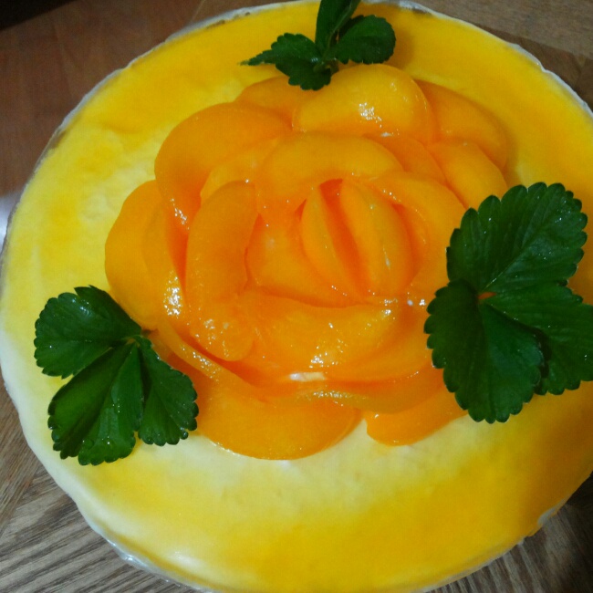 芒果酸奶慕斯加镜面 （8寸）