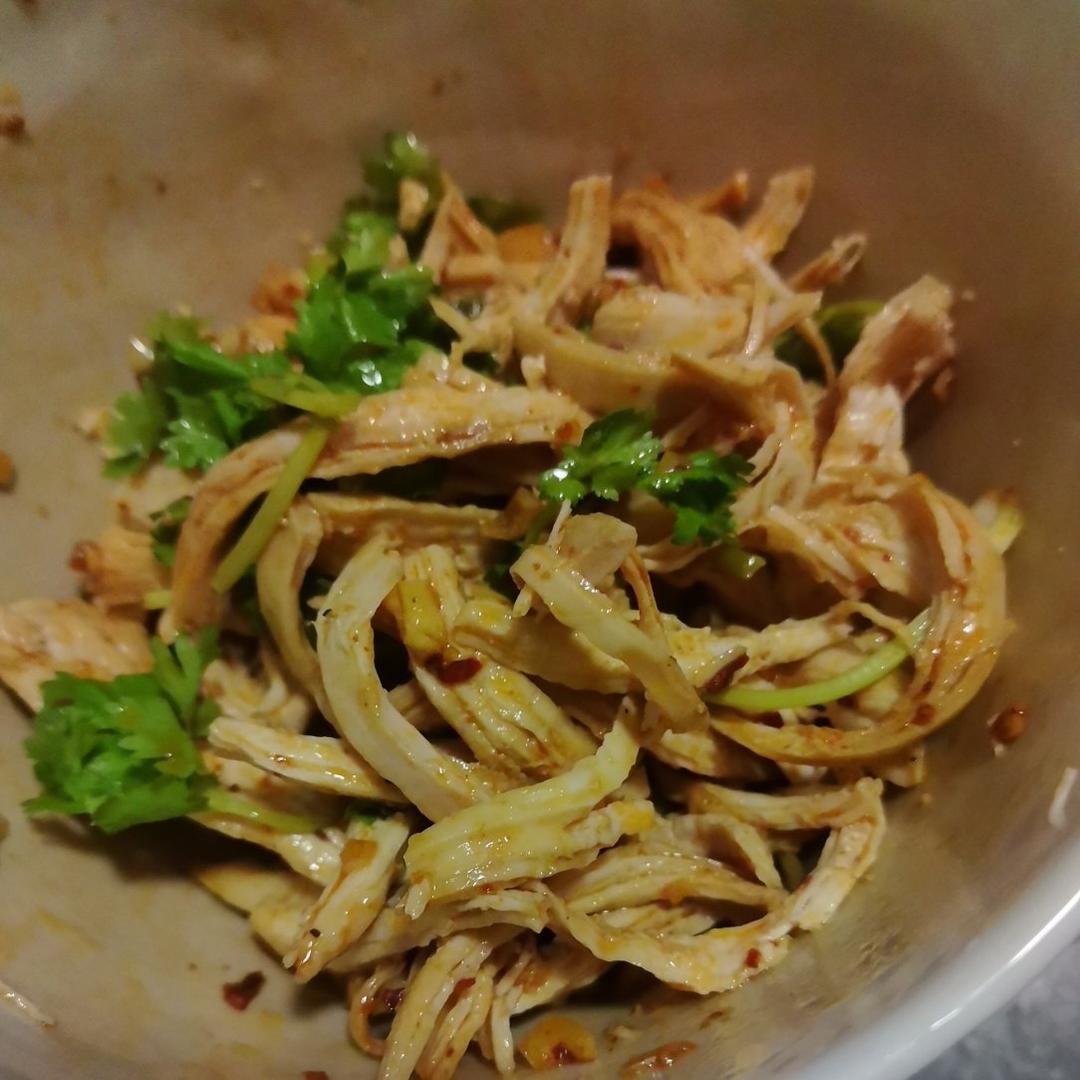 鸡胸肉这样做巨好吃❗️凉拌鸡丝😋低脂高蛋白