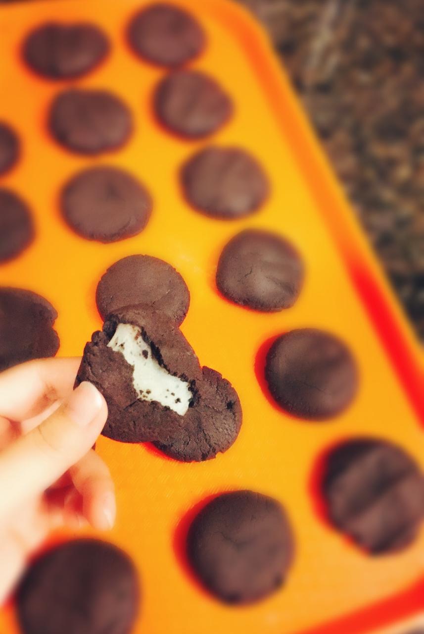 可可/抹茶麻薯夹心软曲奇