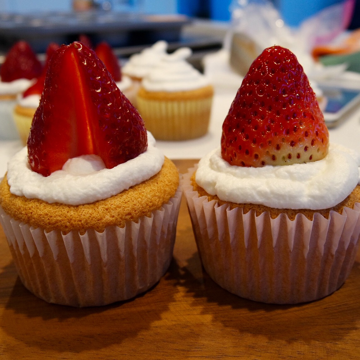 淡奶油纸杯蛋糕