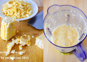 牛奶玉米煎餅的做法 步骤1