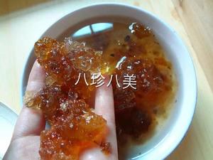 桃胶皂角米炖雪燕的做法 步骤3