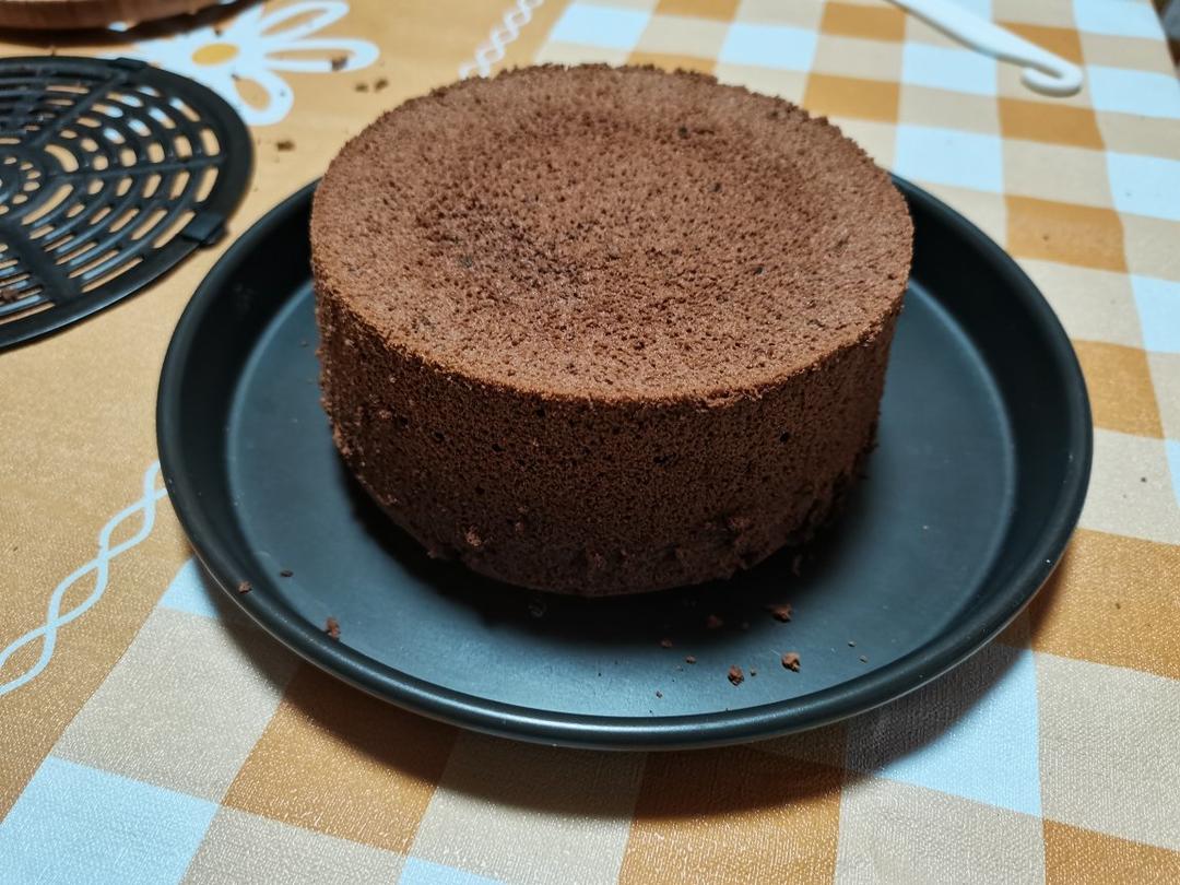 巧克力戚风蛋糕6寸(基础易成功版)
