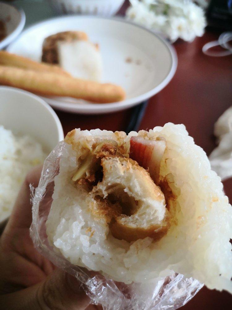 🔥早餐必备❗️双色糯米饭团，五分钟就能搞定
