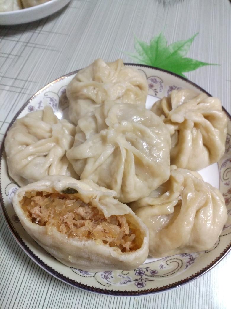 白萝卜粉丝大包子