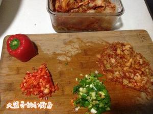 辣白菜关联の1——辣白菜炒饭的做法 步骤1