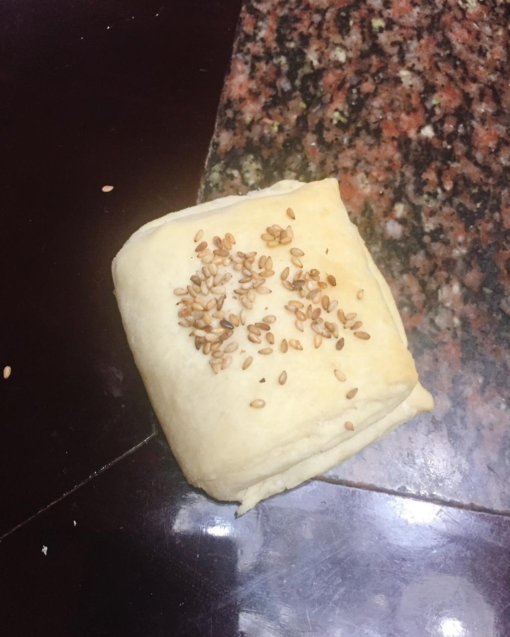 椒盐发面千层饼