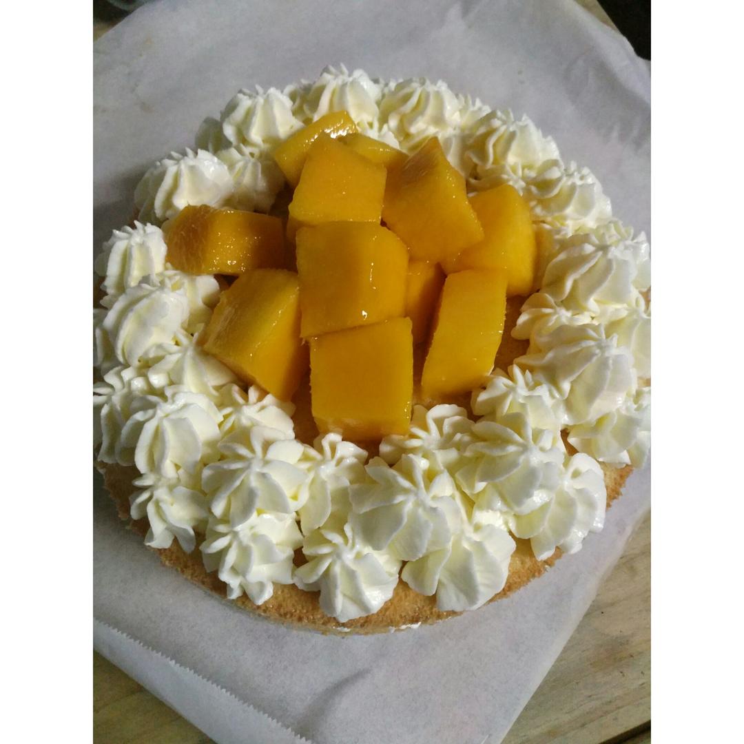 超简单完美戚风蛋糕（6寸2蛋）附打发、翻拌、脱模视频