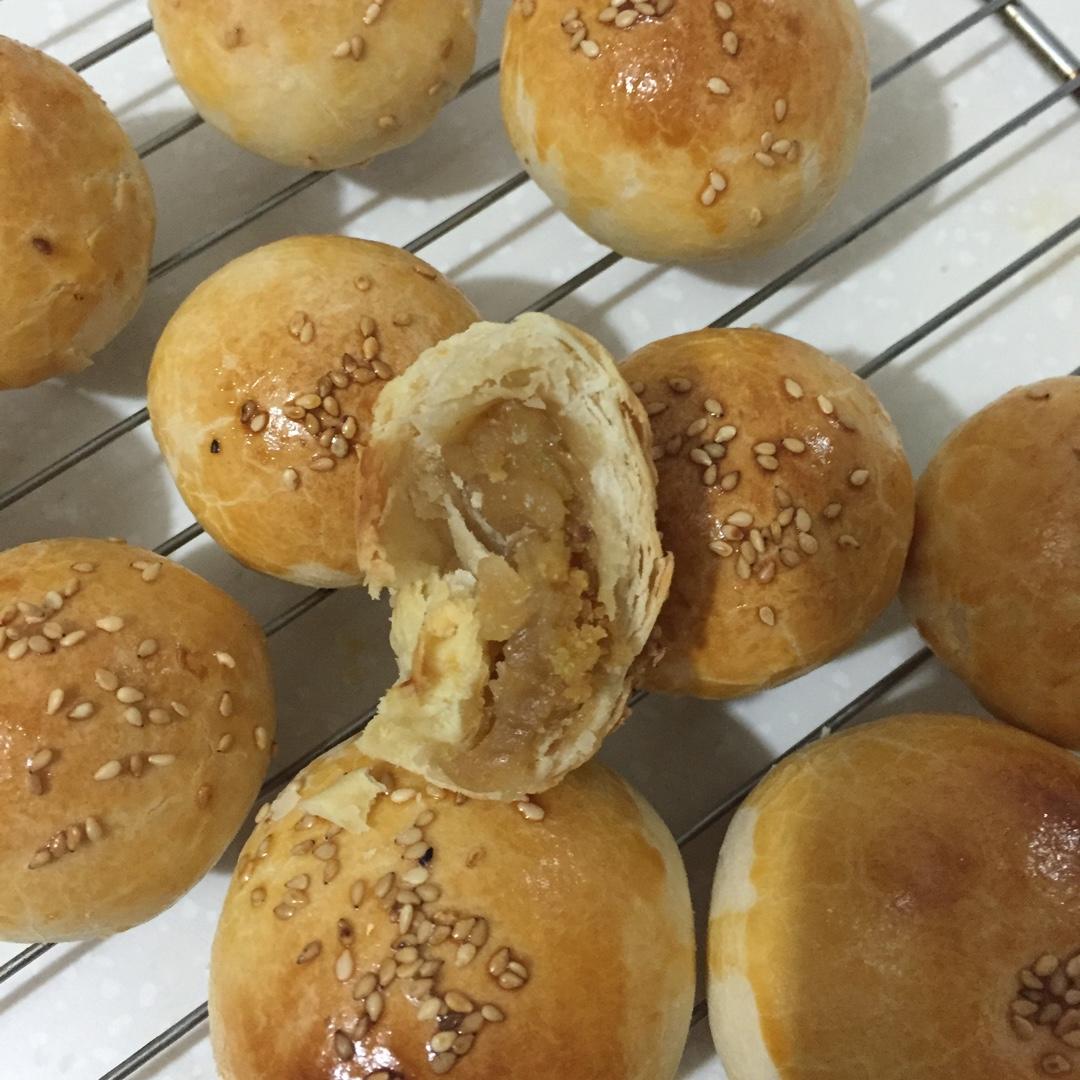 苏式五仁月饼--大包酥快手做出的层次分明