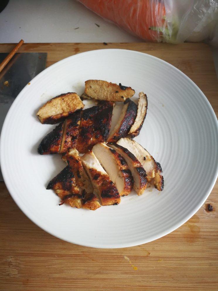 酷炫屌炸天好吃的煎鸡胸肉（香蒜蜂蜜煎鸡胸肉）