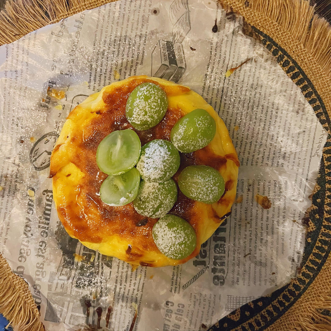 巴斯克芝士蛋糕-傻瓜操作【空气炸锅巴斯克】