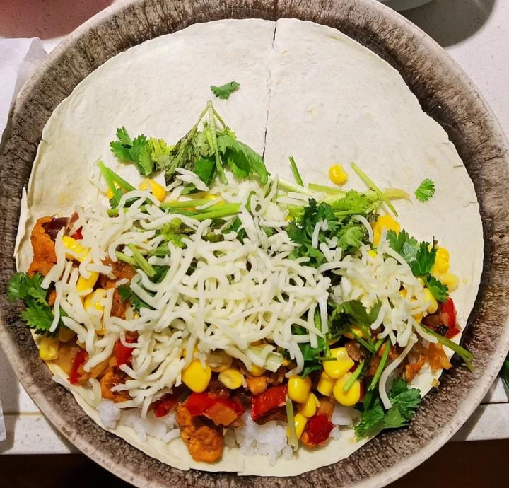 Chicken Burrito 一顿顶五顿的鸡肉墨西哥卷饼