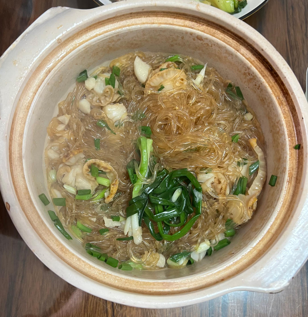【曼食慢语】葱油扇贝粉丝煲