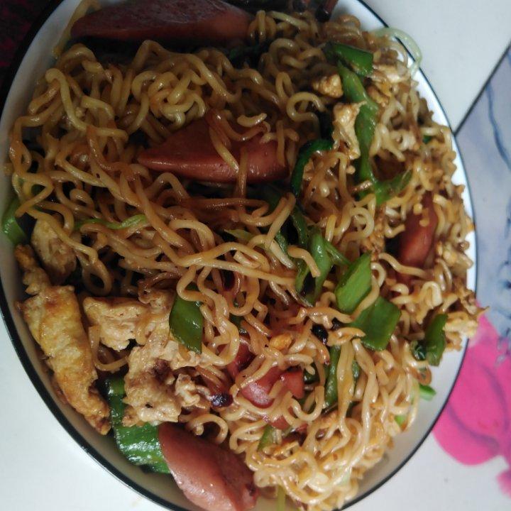 简单的炒方便面