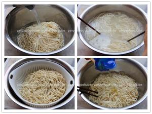 家常豆角焖面 Fried noodles with Bean的做法 步骤2